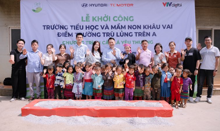Hyundai Thành Công Việt Nam khởi công xây dựng điểm trường Trù Lủng Trên A
