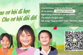 CÁCH THỨC ỦNG HỘ QUỸ CẶP LÁ YÊU THƯƠNG