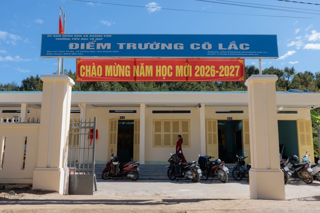 alt="Diện mạo mới của điểm trường Cô Lắc - tỉnh Khánh Hòa"