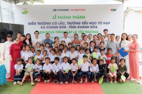 HYUNDAI THÀNH CÔNG VIỆT NAM VÀ “CẶP LÁ YÊU THƯƠNG” KHÁNH THÀNH ĐIỂM TRƯỜNG CÔ LẮC – KHÁNH HÒA